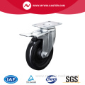 Medium 5 Inch 120Kg Plate Brake PU Caster